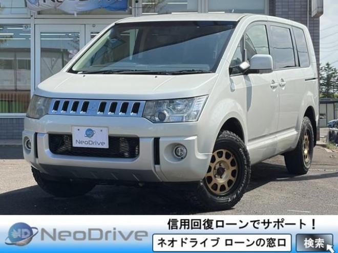 デリカD5 2.2DT Dパワーパッケージ 4WD ローンが不安な方＜優遇ローン＞ 本州仕入 寒冷地仕様 ナビ　後席モニター 4WD 2300 5Dr
