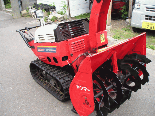 除雪機ヤンマー10馬力除雪機　ＹＳＲ－100ＤＸ－Ｅ　ガソリンエンジン　点検済み　即使用可