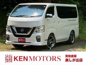 キャラバン　NV350 2.5 プレミアムGX ロングボディ ディーゼルターボ 4WD　ドライブレコーダー　後席モニター　フルセグ　ナビ　バックカメラ　キーレスエントリー　ETC　両側スライドドア　ABS　盗難防止装置　横滑り防止装置　エアコン　パワステ　パワーウィンドウ 2500
