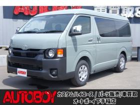 ハイエースバン　2.7 スーパーGL ワイド ロング ミドルルーフ 4WD　9型/丸目フェイス/アースカラー/4WD/2.7ガソリン/ナビ付 2700