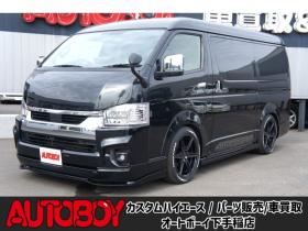 ハイエース　2.7 GL ロング ファインテックツアラー 4WD　415COBRA　ファントムヘッドライトシステム&フェイスリフトキット&F/S/R/ルーフスポ/ボンネット/プレステージテールランプ&新作バッドラッカーHP-6　18インチAW　TOYO　H30　225/50R18 2700