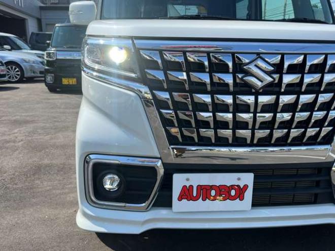スペーシアカスタム ハイブリッド XSターボ 4WD　スマートキー・両側パワースライド・純正フルセグナビ・BT・両席シートヒーター・前後ドラレコ・ETC・バックカメラ・ヘッドアップディスプレイ・LEDヘッドライト・コーナーセンサー・純正15インチアルミ 660