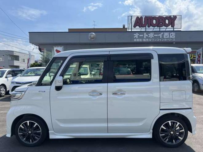 スペーシアカスタム ハイブリッド XSターボ 4WD　スマートキー・両側パワースライド・純正フルセグナビ・BT・両席シートヒーター・前後ドラレコ・ETC・バックカメラ・ヘッドアップディスプレイ・LEDヘッドライト・コーナーセンサー・純正15インチアルミ 660