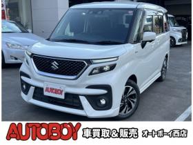 ソリオ　1.2 バンディット ハイブリッド MV 4WD　スマートキー・プッシュスタート・片側パワースライド・両席シートヒーター・純正フルセグナビ・BT・前後ドラレコ・全方位カメラ・ヘッドアップディスプレイ・ウィンカーミラーライト・LEDヘッド・LEDフォグ 1200