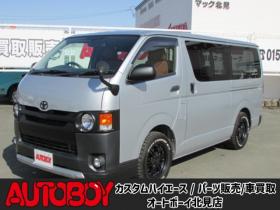 ハイエースバン　3.0 スーパーGL ロング ディーゼルターボ 4WD　415SAFARI丸目ヘッドライトシステム/415SAFARI　フロントリップ/415COBRAベッドキット/BADRUKER16インチAW/オープンカントリーR/T/両側スライドドア/4WD 3000