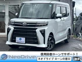 タント　660カスタムX 4WD ローンが不安な方＜優遇ローン＞本州仕入　寒冷地仕様　両側パワスラ 4WD 660 5Dr