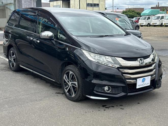 オデッセイ2.4アブソルートEXホンダセンシング 4WD ローンが不安な方＜優遇ローン＞本州仕入　社外7インチナビ　バックカメラ 4WD 2400 5Dr