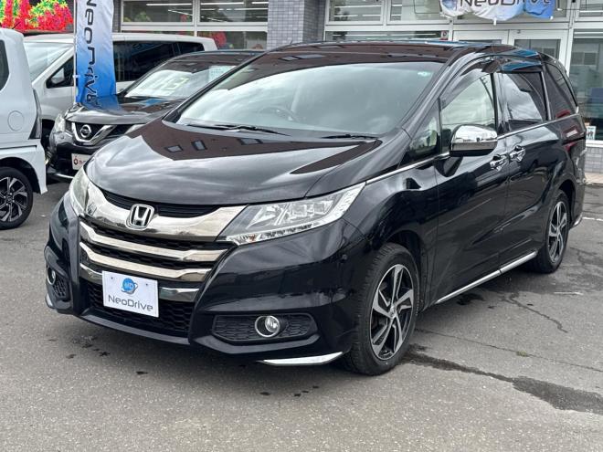 オデッセイ2.4アブソルートEXホンダセンシング 4WD ローンが不安な方＜優遇ローン＞本州仕入　社外7インチナビ　バックカメラ 4WD 2400 5Dr