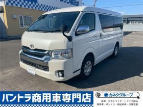 ハイエース　2.7 GL ロング ミドルルーフ 4WD　4WD　アルパインナビ　ドラレコ　フォグライト　パワースライドドア 2700