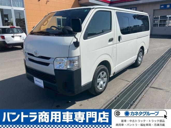ハイエースバン2.8 DX ロング ディーゼルターボ 4WD　4WD　寒冷地仕様　社外ナビ　バックカメラ 2800