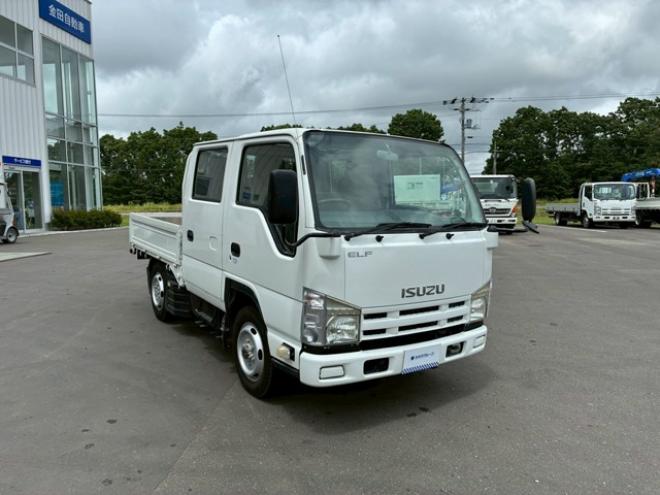 エルフ平ボディ Wキャブ  TKG-NHS85A　 4WD 2990