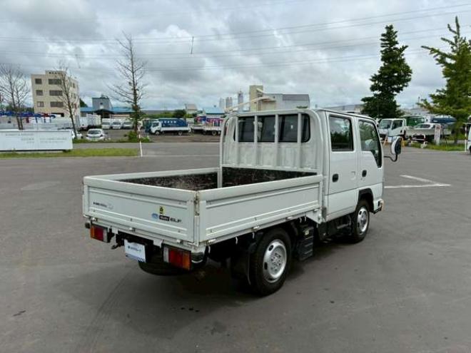 エルフ平ボディ Wキャブ  TKG-NHS85A　 4WD 2990
