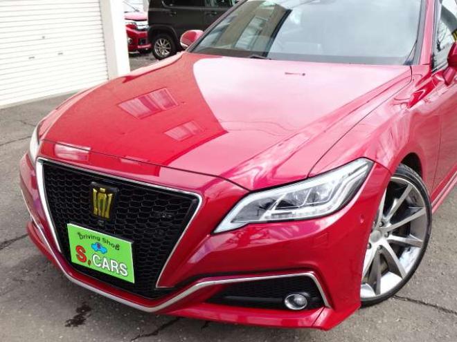 クラウンハイブリッド 2.5 RS アドバンス Four 4WD　保証付2年/走行距離無制限　4WD　ローダウン　クレンツェ20AW　サンルーフ BCM セーフティセンスLEDヘッドライト　メーカーナビ　全方位カメラ　純正エンジンスターター 　デジタルインナーミラー　冬タイヤ付属 2500