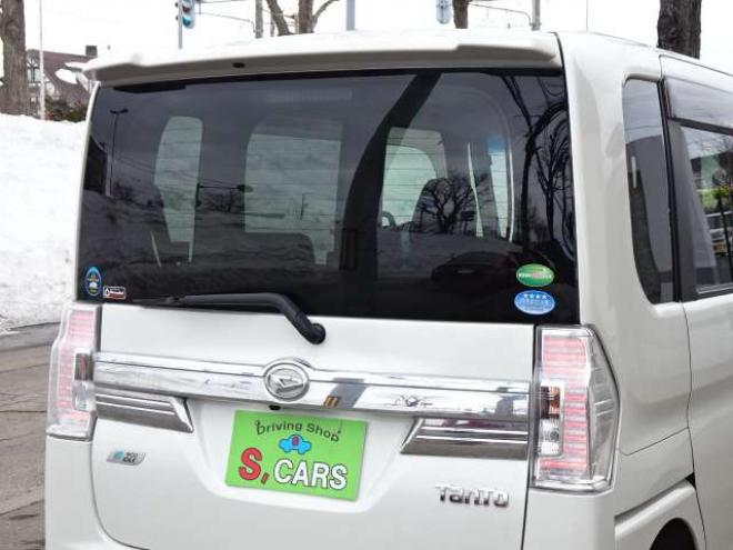 タントカスタム RS トップエディション SAII 4WD　保証1年/走行距離無制限　4WD　ワンオーナー　衝突軽減ブレーキシステム　両側パワースライドドア　純正ナビ　地デジ　Bカメラ　HDMI入力　純正エンジンスターター LEDヘッドライト　ハーフレザーシート　冬タイヤ付 660