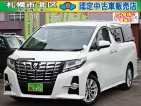 アルファード　2.5 S 4WD　本州車　保証1年/走行距離無制限　4WD　両側パワースライドドア　社外9型ナビ　地デジ　バックカメラ　Bluetooth接続　LEDヘッドライト　前後ドライブレコーダー　ビルトインETC　冬タイヤ付属　純正18インチアルミ 2500