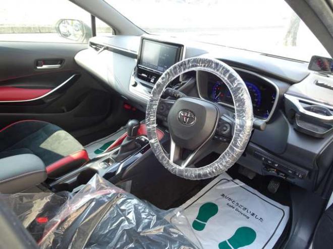 カローラスポーツ 1.2 G Z 4WD　保証1年/走行距離無制限　4WD　トヨタセーフティセンス　　TRDエアロ RAYS/VOLK RACING18AW 純正9インチナビ 地デジ バックカメラ BSM　ヘッドアップディスプレイ　ハーフレザー　ステアリングヒーター 冬タイヤ付 1200