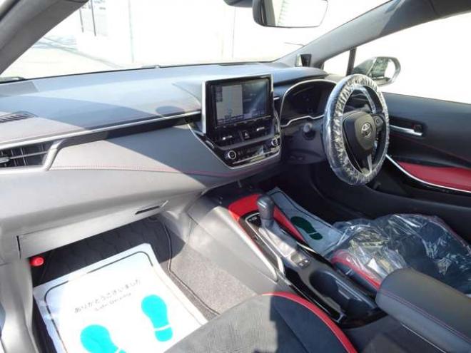 カローラスポーツ 1.2 G Z 4WD　保証1年/走行距離無制限　4WD　トヨタセーフティセンス　　TRDエアロ RAYS/VOLK RACING18AW 純正9インチナビ 地デジ バックカメラ BSM　ヘッドアップディスプレイ　ハーフレザー　ステアリングヒーター 冬タイヤ付 1200