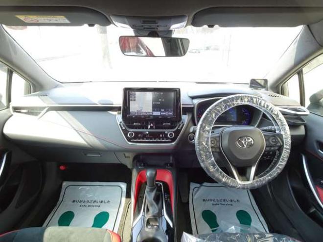 カローラスポーツ 1.2 G Z 4WD　保証1年/走行距離無制限　4WD　トヨタセーフティセンス　　TRDエアロ RAYS/VOLK RACING18AW 純正9インチナビ 地デジ バックカメラ BSM　ヘッドアップディスプレイ　ハーフレザー　ステアリングヒーター 冬タイヤ付 1200