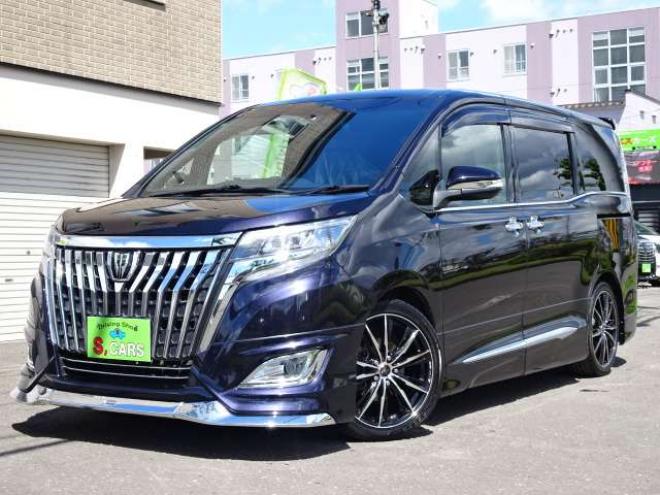 エスクァイア2.0 Gi 4WD　本州車　保証1年/走行距離無制限　4WD　モデリスタエアロ　トヨタセーフティセンスC　TEIN車高調　純正オプショングリル　両側パワースライドドア　純正10型ナビ　TV　バックカメラ　純正エンジンスターター 本革 2000