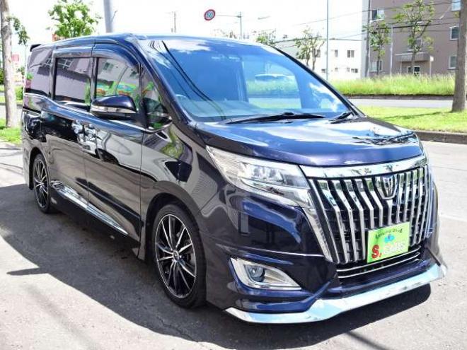 エスクァイア2.0 Gi 4WD　本州車　保証1年/走行距離無制限　4WD　モデリスタエアロ　トヨタセーフティセンスC　TEIN車高調　純正オプショングリル　両側パワースライドドア　純正10型ナビ　TV　バックカメラ　純正エンジンスターター 本革 2000
