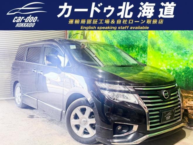 エルグランド2.5 250ハイウェイスター 4WD　防錆塗装4WDTVナビBカメエンスタ積込タイヤ 2500