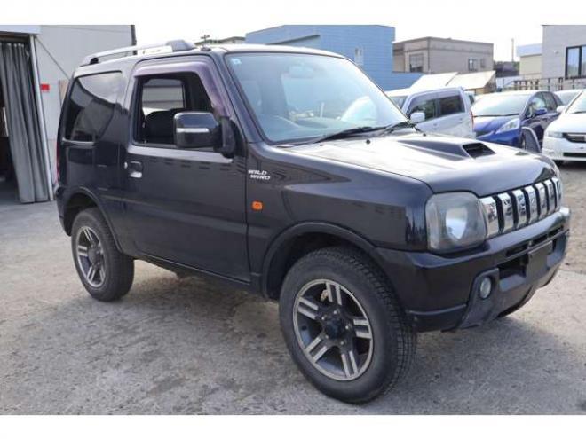 ジムニーワイルドウインド 4WD　ターボ・タイミングチェーン式・キーレス・エンジンスターター 660