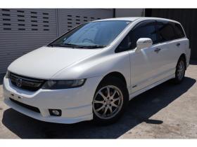 オデッセイ　2.4 アブソルート 4WD　最終型・ナビ・バックカメラ・キーレス・エンジンスターター 2400