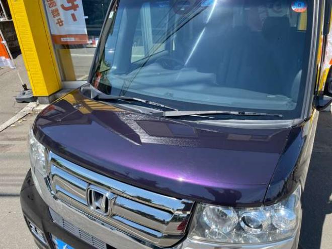 N-BOXカスタムG ターボ Lパッケージ 4WD　1年保証/後期型/Bluetooth/ナビ・フルセグTV/バックカメラ/両側パワースライドドア/エンジンスターター/ビルトインETC/前後ドライブレコーダー/純正15インチアルミホイール/法定整備/車検残R9年9月/修復歴無 660