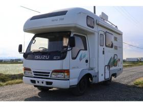 エルフ　3.1 ロング フラットロー ディーゼル 4WD　検二年 3100