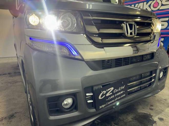 N-BOXカスタムG Lパッケージ 4WD　ナビ　TV　Bluetooth　両側Pスライドドア 660
