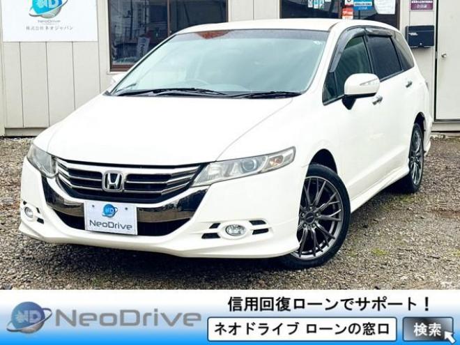 オデッセイ2.4Mエアロパッケージ 4WD　ローンが不安な方＜優遇ローン＞本州仕入　1年保証　純正HDDナビ　フルセグ