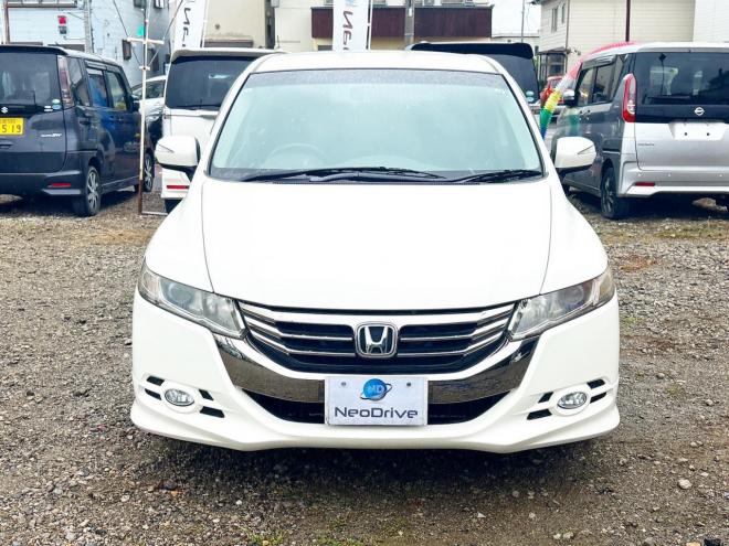 オデッセイ2.4Mエアロパッケージ 4WD　ローンが不安な方＜優遇ローン＞本州仕入　1年保証　純正HDDナビ　フルセグ