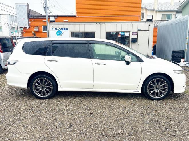 オデッセイ2.4Mエアロパッケージ 4WD　ローンが不安な方＜優遇ローン＞本州仕入　1年保証　純正HDDナビ　フルセグ