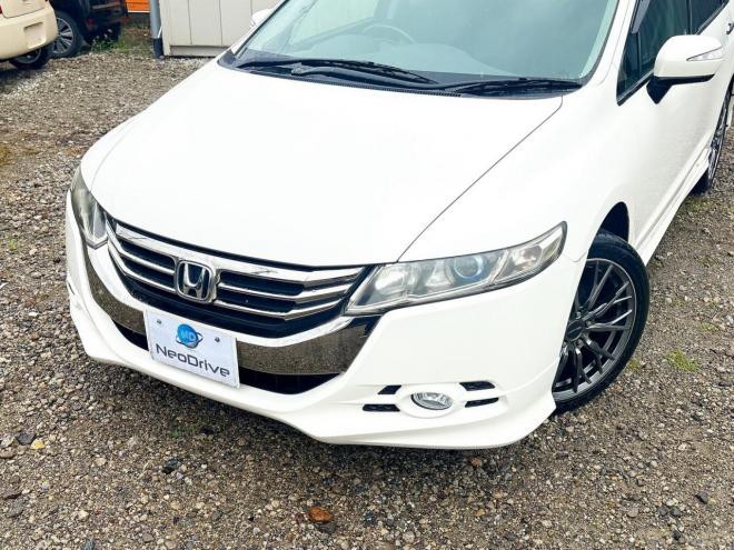 オデッセイ2.4Mエアロパッケージ 4WD　ローンが不安な方＜優遇ローン＞本州仕入　1年保証　純正HDDナビ　フルセグ