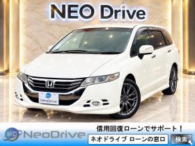 オデッセイ　2.4Mエアロパッケージ 4WD　ローンが不安な方＜優遇ローン＞本州仕入　純正HDDナビ　フルセグ