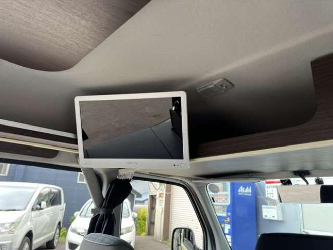 アクティバン SDX　キャンピング仕様車・車中泊仕様・マッドベージュ全塗装・Bluetooth対応社外ナビ・リアモニター・ベッドキット・LED照明・簡易シンク・100V外部電源・車検令和10年5月 2WD 660