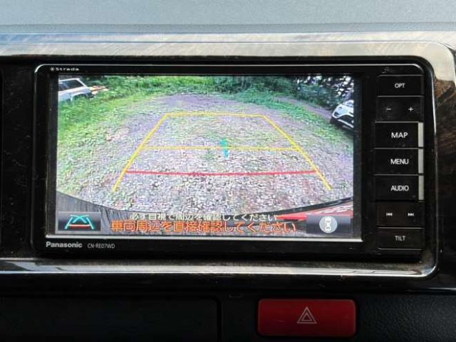 ハイエースバン2.7 スーパーGL ダークプライムII ワイド ミドルルーフ ロングボディ 4WD　ワンオーナー車社外テール　社外ナビ　後席モニターバックカメラ　ハーフレザーシート　ベットキット 2700