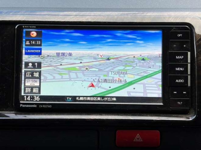 ハイエースバン2.7 スーパーGL ダークプライムII ワイド ミドルルーフ ロングボディ 4WD　ワンオーナー車社外テール　社外ナビ　後席モニターバックカメラ　ハーフレザーシート　ベットキット 2700