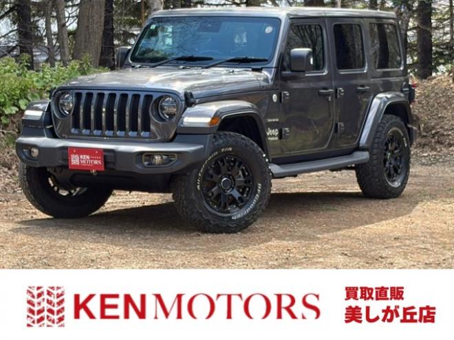 ラングラーアンリミテッド サハラ 3.6L 4WD　グラナイトグレー　エアコン　クルコン　パワステ　パワーウィンドウ　フロントカメラ　バックカメラ　キーレスエントリー　アルミホイール　ABS　横滑り防止装置　盗難防止装置　フルセグTV 正規輸入車 3600