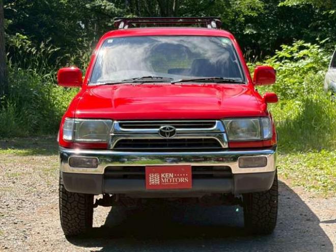 ハイラックスサーフ2.7 SSR-X 4WD　リフトアップ　全塗装済レッド　社外ナビ　ETC　パワステ　パワーウィンドウ　ABS　キーレスエントリー　ルーフレール　サンルーフ 2700