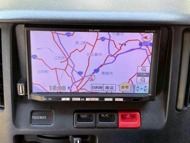 ライトエースバン1.5 DX 4WD　ワンオーナー　パワステ　両側スライドドア　寒冷地仕様　ナビ　ABS　エアコン 1500
