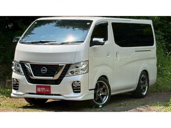 キャラバンNV350 2.5 プレミアムGX ロングボディ ディーゼルターボ 4WD　ドライブレコーダー　後席モニター　フルセグ　ナビ　バックカメラ　キーレスエントリー　ETC　両側スライドドア　ABS　盗難防止装置　横滑り防止装置　エアコン　パワステ　パワーウィンドウ 2500