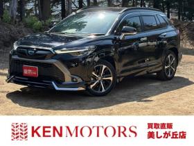 カローラクロス　1.8 ハイブリッド Z E-Four 4WD　モデリスタエアロ　電動シート　電動リアゲート　バックカメラ　ETC　フルセグTV　パワステ　パワーウィンドウ　ABS　クルーズコントロール　アルミホイール　盗難防止装置　横滑り防止装置　ルーフレール 1800