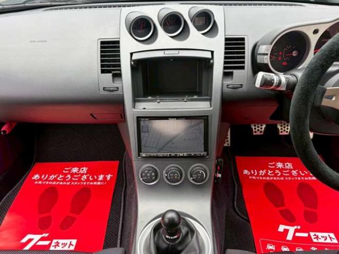フェアレディZ3.5 バージョン S　社外マフラー社外18インチ　ブレンボ6速　ETC 社外ナビ　社外シフトノブ社外アンドル 2WD 3500