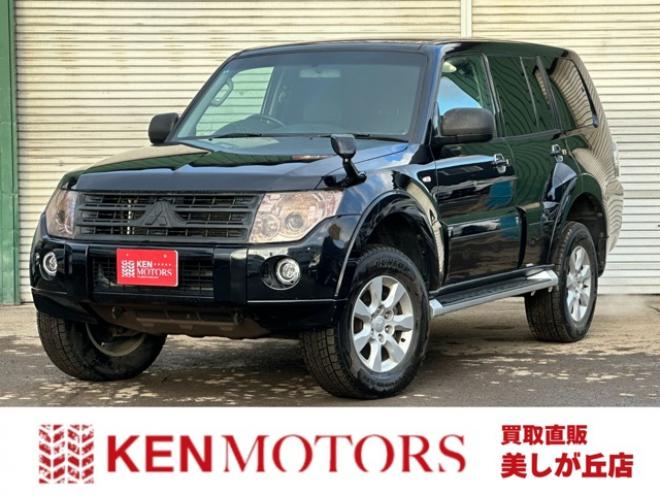 パジェロ3.2 ロング GR ディーゼルターボ 4WD　リフトアップ(ジャオス)　パワステ　パワーウィンドウ　社外ナビ　バックカメラ　純正アルミホイール　ETC　シートヒーター　3列シート　横滑り防止装置　盗難防止装置　ABS　キーレスエントリー 3200