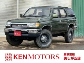 ハイラックスサーフ　2.7 SSR-X ワイドボディ 4WD　全塗装済グリーン　リフトアップ　ETC　社外オーディオ　パワステ　パワーウィンドウ　純正アルミホイール　ABS　キーレス　ルーフレール 2700