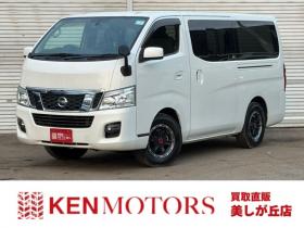 キャラバン　NV350 2.5 プレミアムGX ロングボディ ディーゼルターボ 4WD　ベッドキット　スマートキー　キーレスエントリー　パワステ　パワーウィンドウ　ABS　ETC　エアコン　盗難防止装置　両側スライドドア 2500