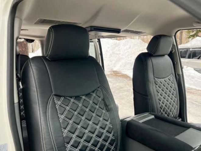 キャラバンNV350 2.5 プレミアムGX ロングボディ ディーゼルターボ 4WD　社外11インチナビ　バックカメラ　エンジンスターター　ETC　ワンオーナー　左側電動スライドドア　社外アルミ　パワーウィンドウ　パワステ　後席モニター　ABS　キーレスエントリー　衝突被害軽減ブレーキ 2500