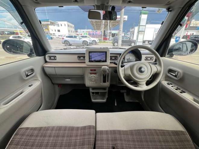 ラパンX 4WD　プッシュスタート・スマートキー・純正フルセグナビ・BT・バックカメラ・衝突軽減・横滑り防止・アイドリングストップ・オートエアコン・両席シートヒーター・ETC・HIDヘッドライト 660