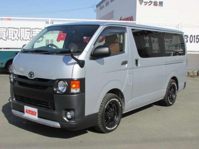 ハイエースバン3.0 スーパーGL ロング ディーゼルターボ 4WD　415SAFARI丸目ヘッドライトシステム/415SAFARI　フロントリップ/415COBRAベッドキット/BADRUKER16インチAW/オープンカントリーR/T/両側スライドドア/4WD 3000